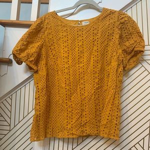J.Crew Yellow Top